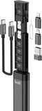 Multi Functional 9 in 1 Travel Cable Kit Stick Budi ,Black