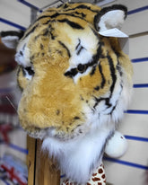 New Cuddle Tiger Head Animal Plush Soft Toy Hanging 60 x 40 CM BROWN & White