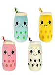 Milk Tea Cup Plush Toy Boba Plush Stuffed Milk Soft Back Cushion Doll