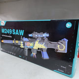 Battery Operated Musical Gun M249 SAW