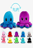 Reversible Octopus Purple Blue Soft Toy